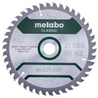 Metabo Accessoires Cirkelzaagblad | "Multi Cut Classic" | 160x20mm | Z42 FZ/TZ 10° - 628277000