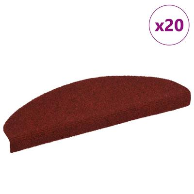 Trapmatten zelfklevend 20 st 65x21x4 cm rood