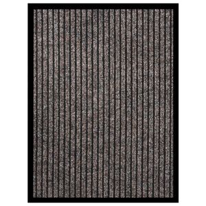 VidaXL Deurmat 40x60 cm gestreept beige