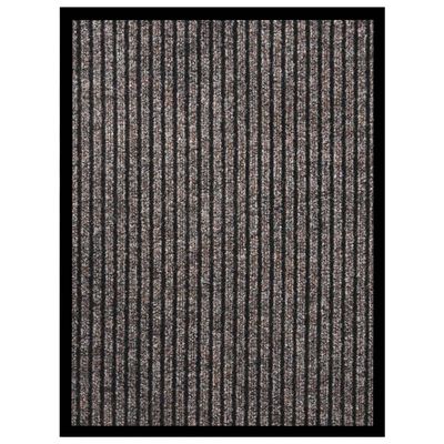 VidaXL Deurmat 40x60 cm gestreept beige