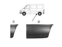 PLAATWERKDEEL ZijplaatLINKSKort 26 cm 3075139
