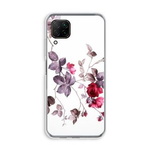 Mooie bloemen: Huawei P40 Lite Transparant Hoesje