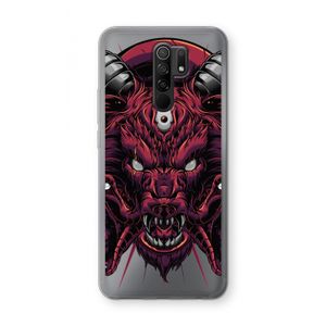 Hell Hound and Serpents: Xiaomi Redmi 9 Transparant Hoesje
