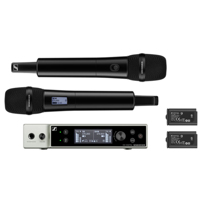 Sennheiser EW-DX 835-S Set S4-10 dubbele draadloze microfoonset Sennheiser EW-DX 835-S Set S4-10 dubbele draadloze microfoonset