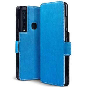 Qubits - slim wallet hoes - Samsung Galaxy A9 2018 - lichtblauw