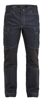Blåkläder 1459 service werkbroek denim stretch - blauw/zwart maat 54
