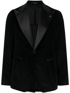 Tagliatore blazer boutonné à revers pointus - Noir