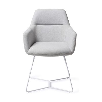 Jesper Home Kinko eetkamerstoel Cloud beehive white