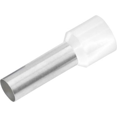 Cimco 187000 Adereindhulzen 0.5 mm² Deels geïsoleerd Wit 100 stuk(s)