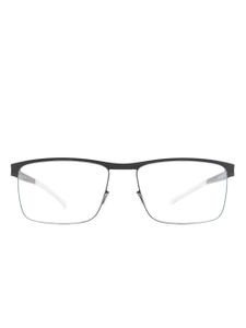 Mykita lunettes de vue Dalton à monture rectangulaire - Gris