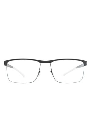 Mykita lunettes de vue Dalton à monture rectangulaire - Gris
