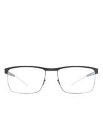 Mykita lunettes de vue Dalton à monture rectangulaire - Gris