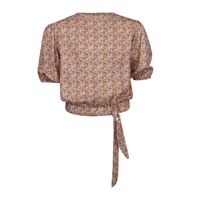 KIEstone Meisjes blouse - Amber - bloemen - thumbnail