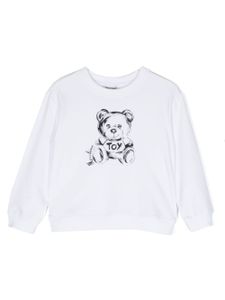 Moschino Kids sweat à imprimé Teddy Bear - Blanc