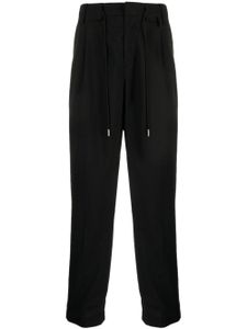 sacai pantalon à lien de resserrage - Noir