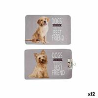 Kleed voor honden Grijs 45 x 0,5 x 69 cm (12 Stuks)