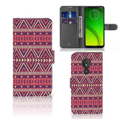 Motorola Moto G7 Power | Telefoon Hoesje | Aztec Paars