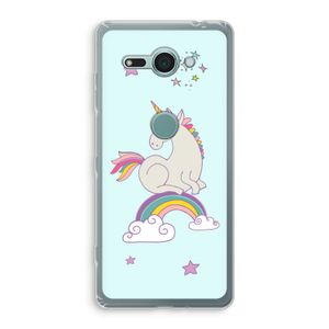 Regenboog eenhoorn: Sony Xperia XZ2 Compact Transparant Hoesje
