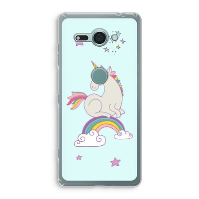 Regenboog eenhoorn: Sony Xperia XZ2 Compact Transparant Hoesje