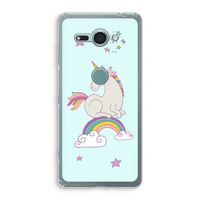 Regenboog eenhoorn: Sony Xperia XZ2 Compact Transparant Hoesje