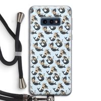 Zeemeermin: Samsung Galaxy S10e Transparant Hoesje met koord