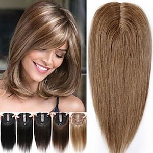 haar toppers voor vrouwen echt menselijk haar met pony topper hair extensions top haarstukken voor dunner wordend haar wiglets premium remy haar Lightinthebox