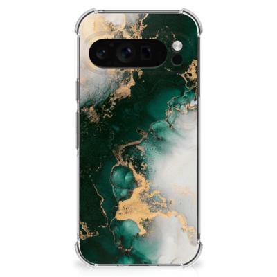 Anti-Shock Hoesje voor Google Pixel 9 Pro XL Marmer Groen Anti-Shock Hoesje voor Google Pixel 9 Pro XL Marmer Groen