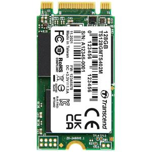 Transcend MTS402M 128 GB SATA M.2 SSD 2280 harde schijf SATA III Industrial TS128GMTS402M