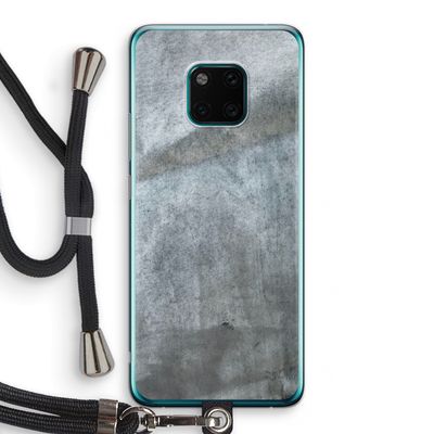 Grey Stone: Huawei Mate 20 Pro Transparant Hoesje met koord
