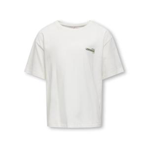 Kids ONLY zomer t-shirt S/S meisjes - loose fit - off wit - Koghelen