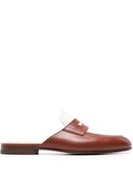 Scarosso mules Pedro en cuir - Marron