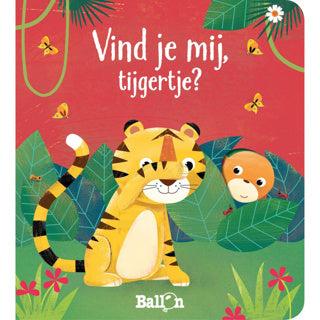 Boek Vind Je Mij Tijgertje Met Kijkgaatjes