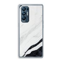 Elegante marmer: Oppo Find X3 Neo Transparant Hoesje