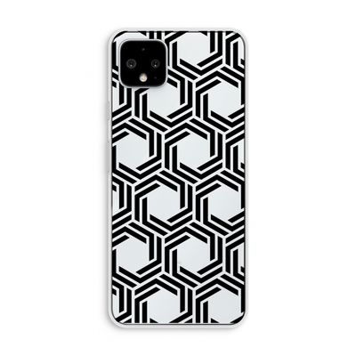 Geometrisch patroon: Pixel 4 XL Transparant Hoesje