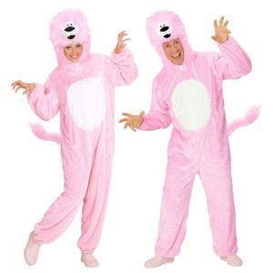 Carnavalskleding roze leeuw