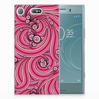 Sony Xperia XZ1 Compact | Hoesje maken | Swirl Pink