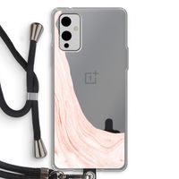Peach bath: OnePlus 9 Transparant Hoesje met koord