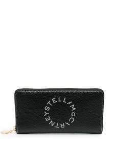 Stella McCartney portefeuille continental à logo Stella - Noir