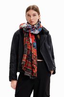 Rechthoekige foulard patch - RED - U