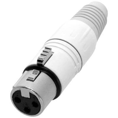 Adam Hall 4 STAR C XF3 SNOW XLR-connector - Inhoud: 1 stuk(s)
