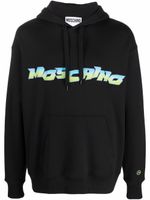 Moschino hoodie à logo imprimé - Noir