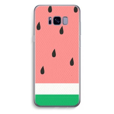 Watermeloen: Samsung Galaxy S8 Plus Transparant Hoesje