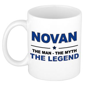 Novan The man, The myth the legend collega kado mokken/bekers 300 ml