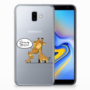 Samsung Galaxy J6 Plus (2018) Telefoonhoesje met Naam Giraffe