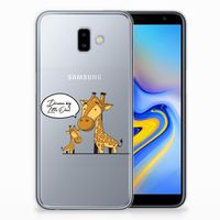 Samsung Galaxy J6 Plus (2018) Telefoonhoesje met Naam Giraffe