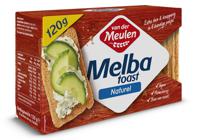 Van der Meulen Bakkerijproducten Melba Tast Naturel 120 g - thumbnail
