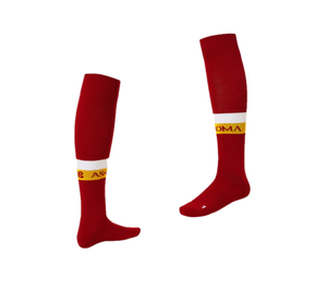 AS Roma Sokken 2021-2022 - Maat 39/42 - Kleur: Rood | Soccerfanshop