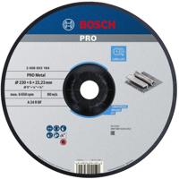 Bosch Accessoires Afbraamschijf gebogen Standard for Metal A 24 P BF, 230 mm, 22,23 mm, 6,0 mm 1 stuks - 2608603184