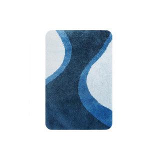 Dutch House metz badmat 60 x 90 cm blauw