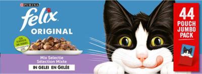 Pouch 44p edf mix sel 44x85g - Felix